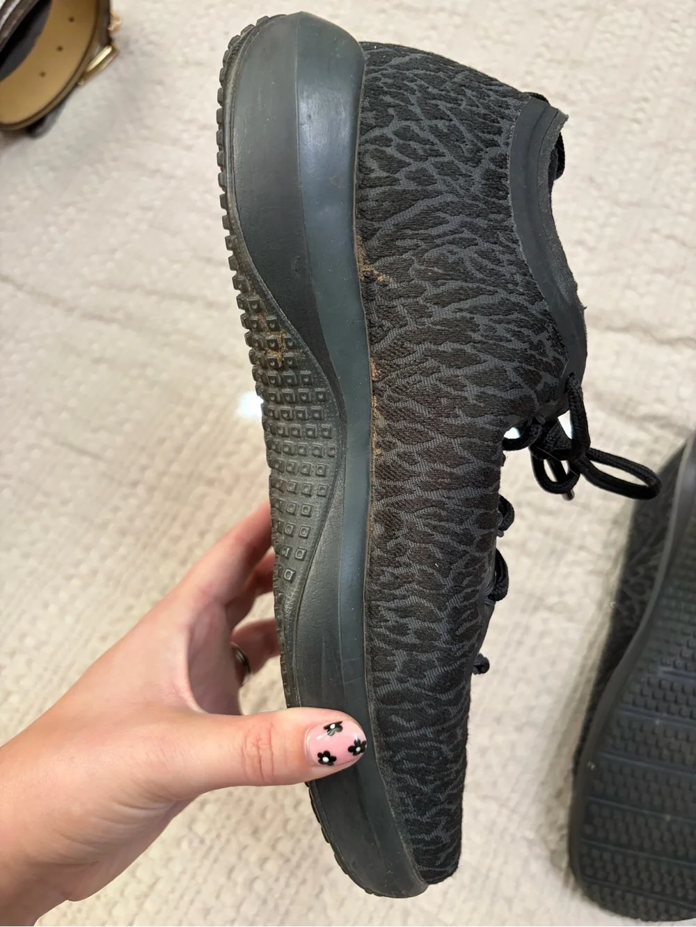 Jordan details patterned soles